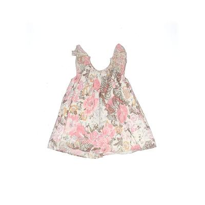 LoveShackFancy Sleeveless Top Pink Floral Scoop Neck Tops - Kids Girl's Size 3