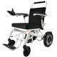 Electric Foldable Wheelchair Lightweight Aluminum Mobility Chair Folding Transit Travel Wheelchairs Mobility Aids with Folding Frame,White-20AH