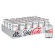 Diet Coca Cola Coke Cans 24x330ml 31.07.2024 (96 Cans (4 Boxes))