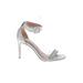 Mix No. 6 Heels: Silver Shoes - Women's Size 9 - Open Toe