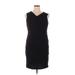 Adrianna Papell Casual Dress - Sheath: Black Dresses - Women's Size 16