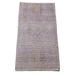 Purple 19" x 39" L Area Rug - Lofy Overdyed Vintage Oriental Machine Woven Runner 1'7" x 3'3" Indoor/Outdoor Area Rug in 39.0 x 19.0 x 0.4 in indigo/Wool | Wayfair