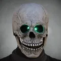 Masque tête de mort à mâchoire mobile 1 pièce déguisement d'halloween déguisement d'horreur