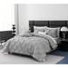 George Oliver Jenaro Comforter Set Microfiber in Gray | Queen Comforter + 9 Additional Pieces | Wayfair CA1E653A2BAD47418CA7FB69E2D31AEA