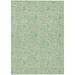 Green 120 x 96 x 0.19 in Area Rug - Bungalow Rose Ayush Indoor/Outdoor Area Rug w/ Non-Slip Backing Polyester | 120 H x 96 W x 0.19 D in | Wayfair