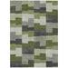 Gray;olive;olive Rectangle 8' x 10' Area Rug - Bungalow Rose Fareham Indoor/Outdoor Area Rug w/ Non-Slip Backing 120.0 x 96.0 x 0.19 in green | Wayfair