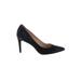 Nordstrom Heels: Pumps Stilleto Cocktail Party Black Print Shoes - Women's Size 36 - Pointed Toe