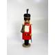 29 cm Nussknacker Soldat Holzfigur Figur Erzgebirge 70/80er Jahre