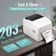 420 Usb/Bluetooth/Wifi 108mm Max Width Direct Thermal Barcode Label Printer to Print Shipping Label