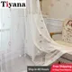 Cartoon Balloon Embroidery Curtain Children's Bedroom Sheer Tulle Curtain For Living Room Window