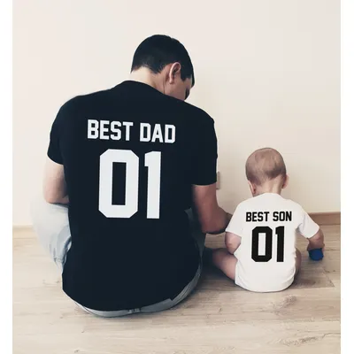 Best Dad Beste Sohn Shirts Vater und Sohn Passenden T-Shirts Vater und Sohn Ropa Babyspielanzug