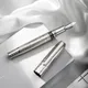 Hongdian 100 Piston Fountain Pen Iridium EF/F/M/Long Knife Nib Beautiful Metal Engraving Large