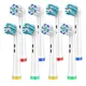 12PCS EB50 Cross Action Replacement Brush Heads For Oral B D12 D16 D100 3757 3709 pro3 pro1max