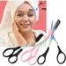 Perfect Brow Trimmer Eyebrow Scissors with Comb Eyebrow Scissors for Women Eyebrow Trimmer Scissors with Comb Brow Trimmer Eye Brow Trimmer for Men Brow Trimmer for Women (Black+Pink+Titanium)