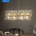 Schneeflocke Kronleuchter nordischen Stil moderne Lampe kreative Persönlichkeit Kristall Modell