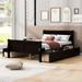 Merax Wood Platform Bed with 4 Drawers and Streamlined Headboard & Footboard