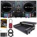 Rane ONE Professional Motorized DJ Controller with Digital Controller Black Flight Case Package