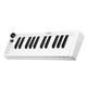 M-VAVE SMK-25mini MIDI Keyboard Rechargeable 25-Key MIDI Control Keyboard Mini Portable USB Keyboard MIDI Controller with 25 Velocity Sensitive Keys 1 Knob