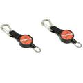 2 Pcs Scuba Diving Lanyard Stainless Steel Retractor Cameras Dive Lights Holder Accessories