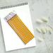 Hxoliqit Office Writing With Erasers Pencil Write Continuously 10 Hb Pencils With Yellow Hex Bar Desk Decor Office Desk Decor Desk Supplies