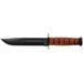 KA-BAR Knives Inc Ka-Bar Staight Edge Full-Size US Navy Fixed Knife Black