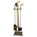 BULYAXIA Brass Golf-Theme Fireplace Tool Set