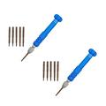 2 PCS 5 In 1 Precision Torx Screwdriver Cellphone Watch Mixed Tool Kit Aluminium Alloy Screwdriver Daily tools Home essentials Utility tool