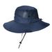 Baberdicy Bucket Hat Mens and Womens Sunscreen Fisherman Hat Outdoor Mountaineering Fishing Sunshade Hat Breathable Sun Hat Hat Unisex Navy