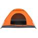 Bornmio 1-Person Waterproof Camping Dome Tent Automatic Pop Up Quick Shelter Outdoor Hiking Orange