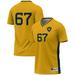 Youth GameDay Greats #67 Gold West Virginia Mountaineers Lightweight Women s Soccer Fashion Jersey