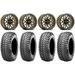 Raceline Krank 14 Wheels Bronze +38mm/+10mm 30 Liberty Tires Honda Talon