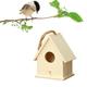 Hxoliqit Wooden Box Dox House Bird Box House Bird Box Bird Bird House Patio & Garden Outdoor Garden Decor Garden Decor Garden Supplies