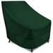 Eevelle Meridian High Back Patio Chair Cover Marinex Marine Grade Fabric Durable 600D Polyester - Outdoor Lawn Furniture Chair Covers - Weather Protection - 36 H x 36 W x 37 D - Hunter Green