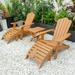 Outdoor outdoor balcony courtyard disassembly chaise lounge swimming pool folding frog chair beach chair wood plastic table and chair combination