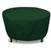 Eevelle Meridian Patio Round Table Cover with Marine Grade Fabric - Waterproof Outdoor Firepit Cover - Furniture Set Covers for Dining Table - Easy to Install - 30 H x 65 D Hunter Green