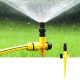 Hxoliqit 360Â° Rotating Automatic Irrigation System Garden Sprinkler Garden Sprinkler For Patio Daily tools Home essentials Utility tool