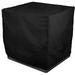 Eevelle Meridian Patio Corner Sectional Chair Cover Marinex Marine Grade Fabric Durable 600D Polyester - Outdoor Lawn Chair Covers - All-Weather Protection - 30 H x 34 W x 34 D Black