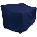 Eevelle Patio Bench Cover Marinex Marine Grade Fabric Durable 600D Polyester - Outdoor Bench Covers Durable Lawn Patio Loveseat Cover All-Weather Protection - 30 H x 50 L x 28.5 W Navy