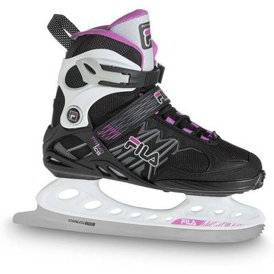 FILA Herren Eishockeyschuhe Freizeitschlittschuh Primo Ice Lady, Größe 40 ½ in schwarz-weiß-pink