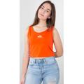 Alpha Industries Basic Crop SL Ladies Tank Top, red, Size M for Women