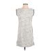 French Connection Casual Dress - Shift: Gray Marled Dresses - Women's Size 0