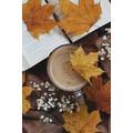 Maple Leaf on Coffee - 1500 Piece Wooden Puzzle - Fun indoor activity for puzzle lovers