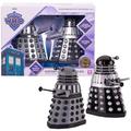 Doctor Who Seventh - History of the Daleks #15 Remembrance of the Daleks 1988 Black Supreme & Grey Renegade Figures Collector Set #402028 Limited Edition Release + Exclusive MWT TC