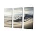 Highland Dunes Coastal Sand Coastal Dunes II On Canvas 3 Pieces Print Metal | 32 H x 48 W x 1 D in | Wayfair 341D3529AE914535A5C40D109DEB3F6B