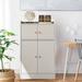 Latitude Run® Rollande 4 - Door Accent Cabinet Wood in White | 39.37 H x 23.62 W x 10.63 D in | Wayfair 583BB1D9FEBB4E749935E0D503928E7F