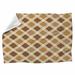 Gracie Oaks Quico Throw Blanket Microfiber/Fleece/Microfiber/Fleece, Sherpa in White/Brown | 80 H x 68 W in | Wayfair