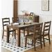 Wildon Home® Bellamee Rectangular 62.99" L x 33.46" W Dining Set Wood in Brown | 29.92 H x 33.46 W x 62.99 D in | Wayfair