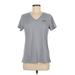 Under Armour Active T-Shirt: Gray Activewear - Women's Size Medium
