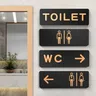 Segnaletica per WC segnaletica per bagno per uomini e donne WC guida per WC pubblico Hotel a