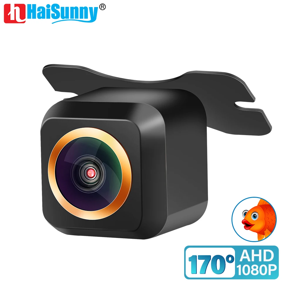 HaiSunny 4K AHD 1080P Telecamera posteriore HD Visione notturna Telecamera di retromarcia per auto CCD Auto Reversing Assistenza al parcheggio